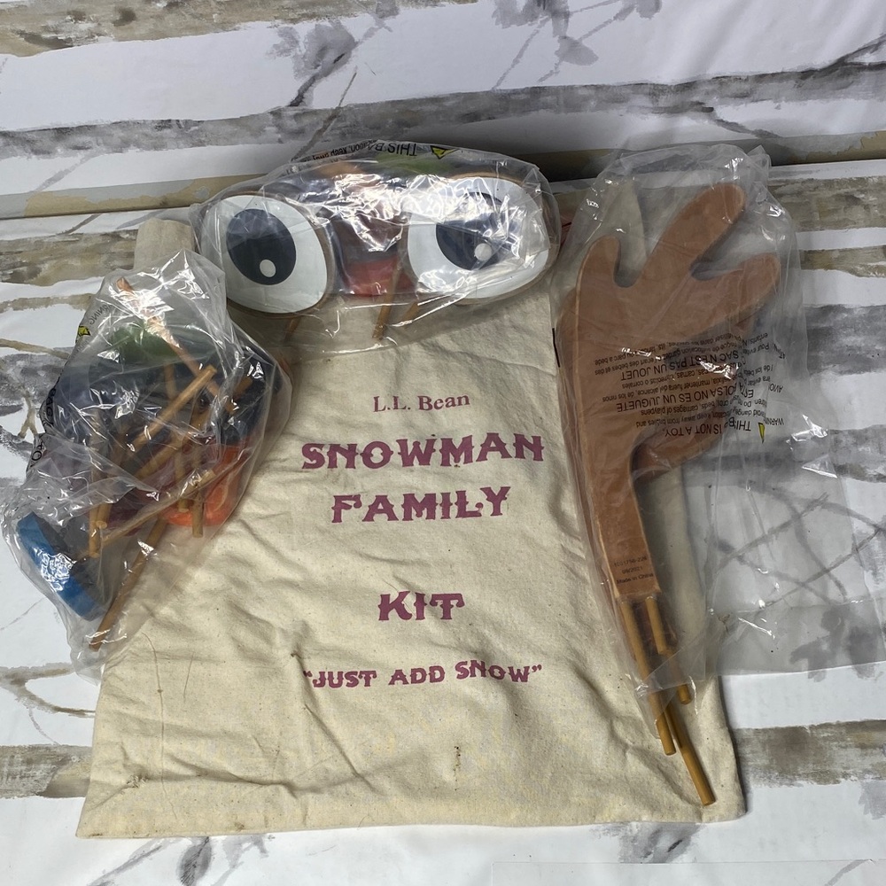 LL Bean Snowman Family Kit